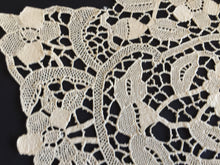 Load image into Gallery viewer, Ecru Handmade Venetian Point de Venise Burano Needle Lace Doily