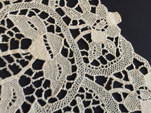 Load image into Gallery viewer, Ecru Handmade Venetian Point de Venise Burano Needle Lace Doily
