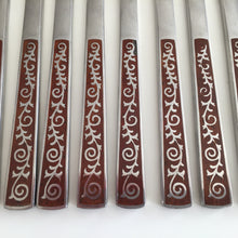 Load image into Gallery viewer, A Vintage Set of Stainless Steel Dinner &amp; Luncheon Knives Made in Japan