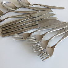 Load image into Gallery viewer, Berndorf Stainless Steel Flatware Set of 12 for 4 Persons: Spoons, Knives, Forks