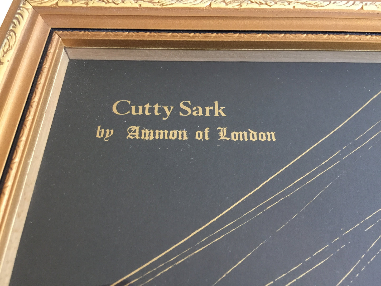 Cutty Sark Ship Horological Steampunk Vintage Art Piece by Ammon of London