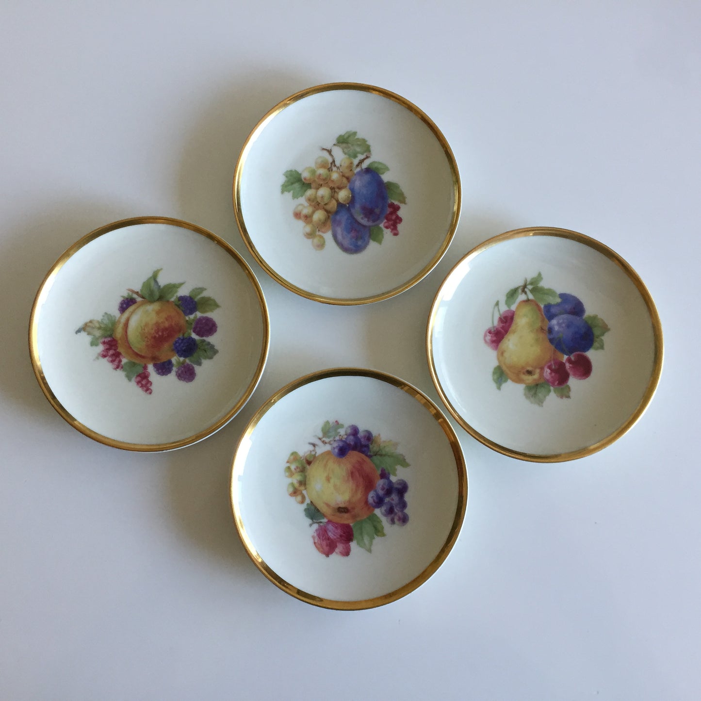 Fresh Fruit Themed Curated Ceramic Collection: Mugs, Plates Vintage European