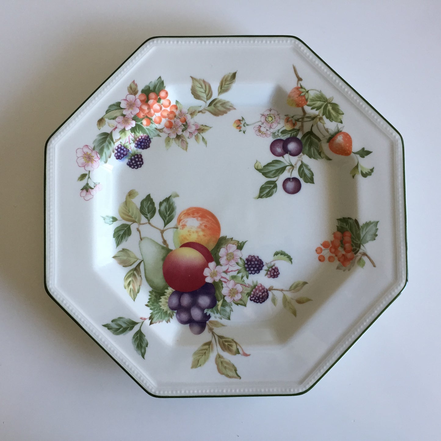Fresh Fruit Themed Curated Ceramic Collection: Mugs, Plates Vintage European