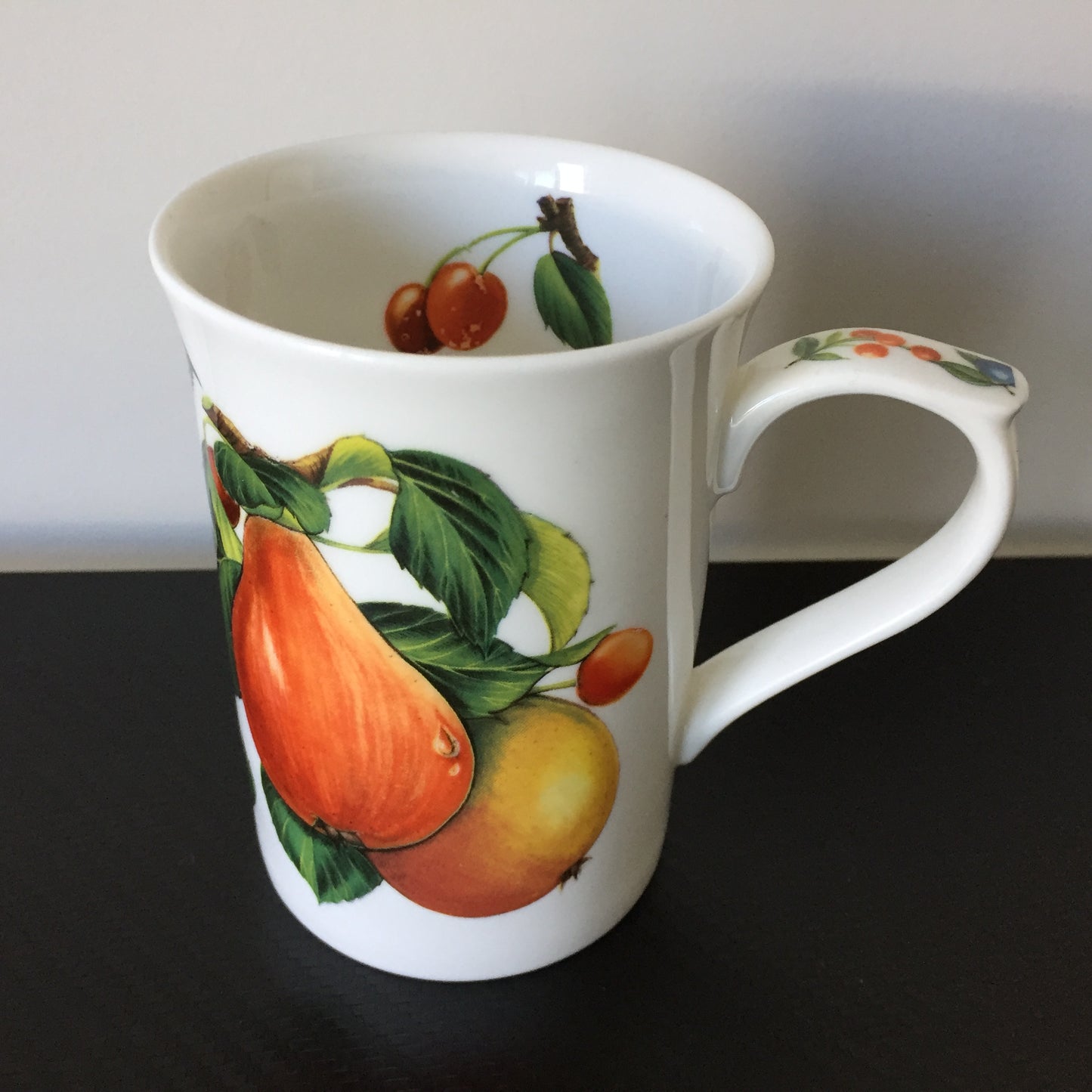Fresh Fruit Themed Curated Ceramic Collection: Mugs, Plates Vintage European