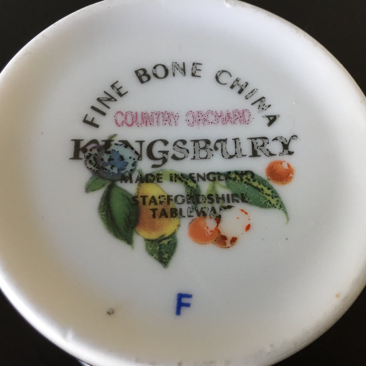 Fresh Fruit Themed Curated Ceramic Collection: Mugs, Plates Vintage European