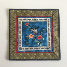 Load image into Gallery viewer, Traditional Vintage Chinese Silk Hand Embroidery Art Featuring Bird and Flower Motifs