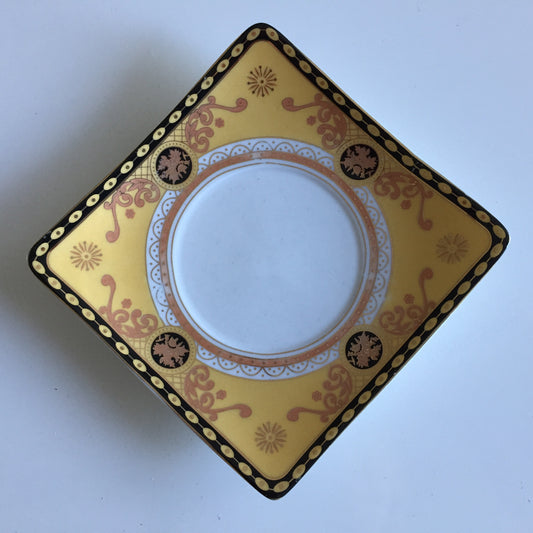 Vintage Milano Collection Fine Porcelain 24CT Gold Ring Dish, Coffee Saucer