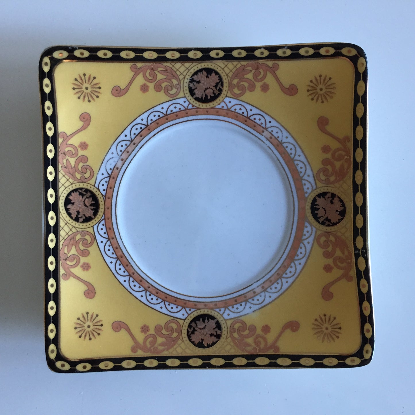 Vintage Milano Collection Fine Porcelain 24CT Gold Ring Dish, Coffee Saucer