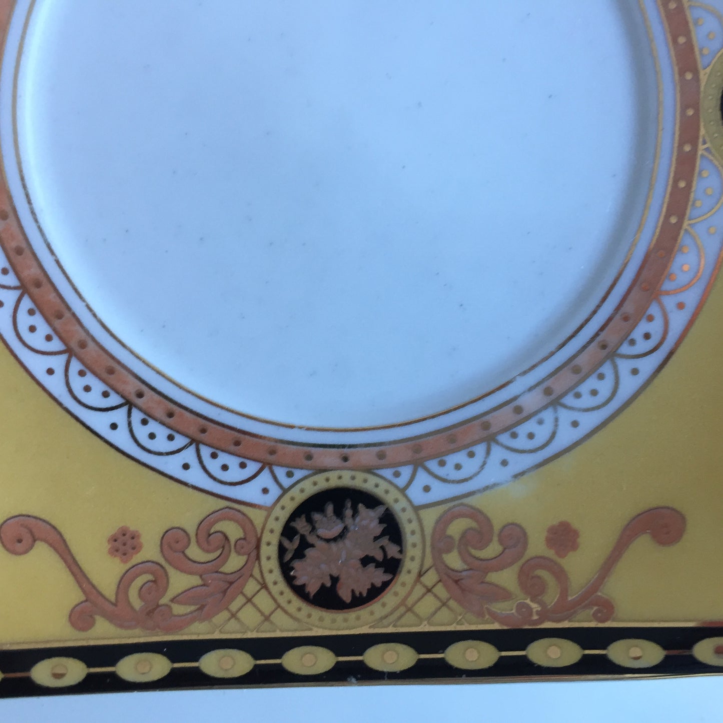 Vintage Milano Collection Fine Porcelain 24CT Gold Ring Dish, Coffee Saucer
