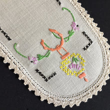 Load image into Gallery viewer, Australian Vintage Hand Embroidered Sandwich Doily