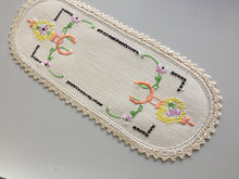 Load image into Gallery viewer, Australian Vintage Hand Embroidered Sandwich Doily
