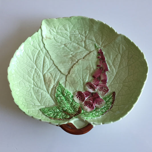 Vintage Carlton Ware Porcelain Dish: Foxglove Pattern | Decorative Platter