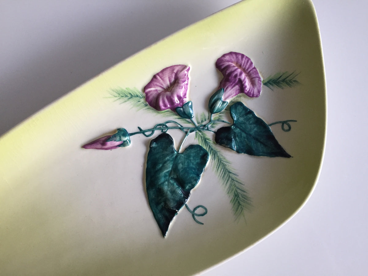 Carlton Ware Convolvulus Morning Glory 1950s English Vintage Serving Dish