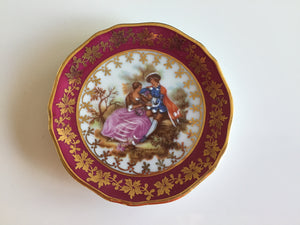 LIMOGES Fragonard Miniature Collectible Dish