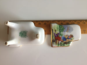 LIMOGES Fragonard Miniature Collectible Grand Piano Ornament