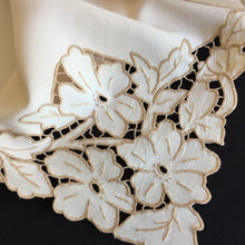 Load image into Gallery viewer, Australian Vintage Hand Embroidered Linen Tablecloth