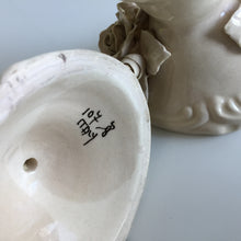 Load image into Gallery viewer, A Pair of Italian Handcrafted Ceramic Candlestick Holders with Capodimonte Style Flowers