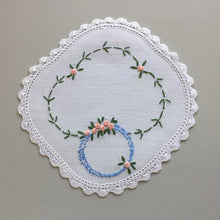 Load image into Gallery viewer, Australian Vintage Hand Embroidered Linen Doily
