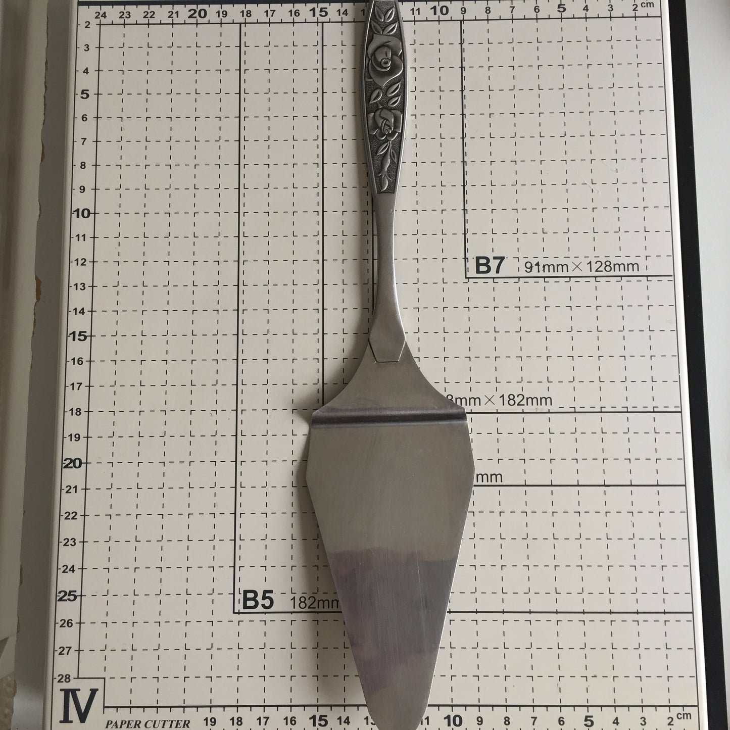 Japanese Vintage Stainless Steel Pastry Server Spatula | Cake Lifter
