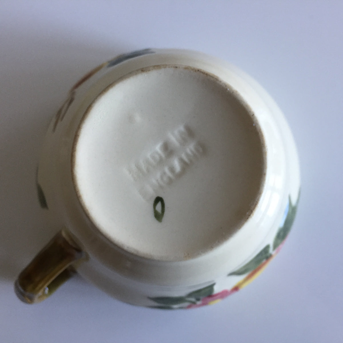 Johnson Brothers Peach Blossom Pattern Mid-century Vintage Plate or Teacup