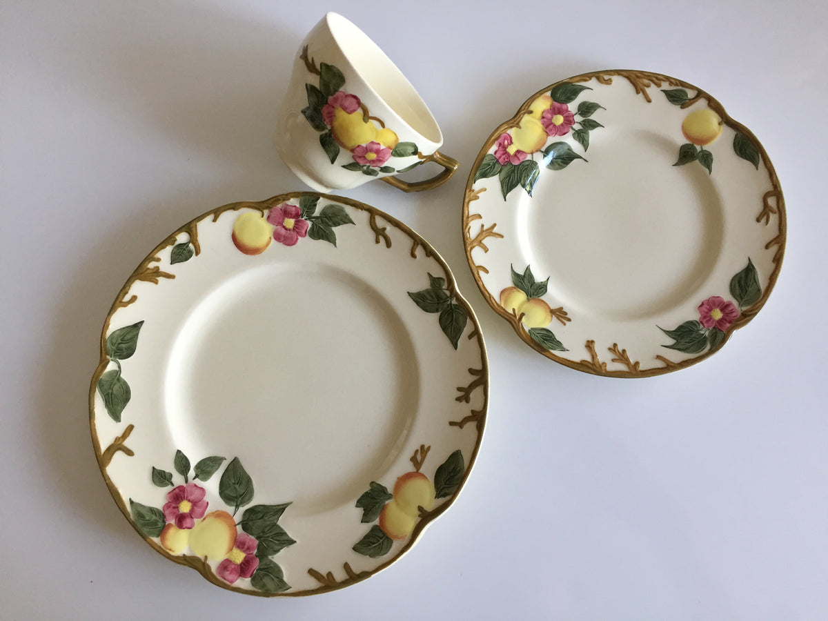 Johnson Brothers Peach Blossom Pattern Mid-century Vintage Plate or Teacup
