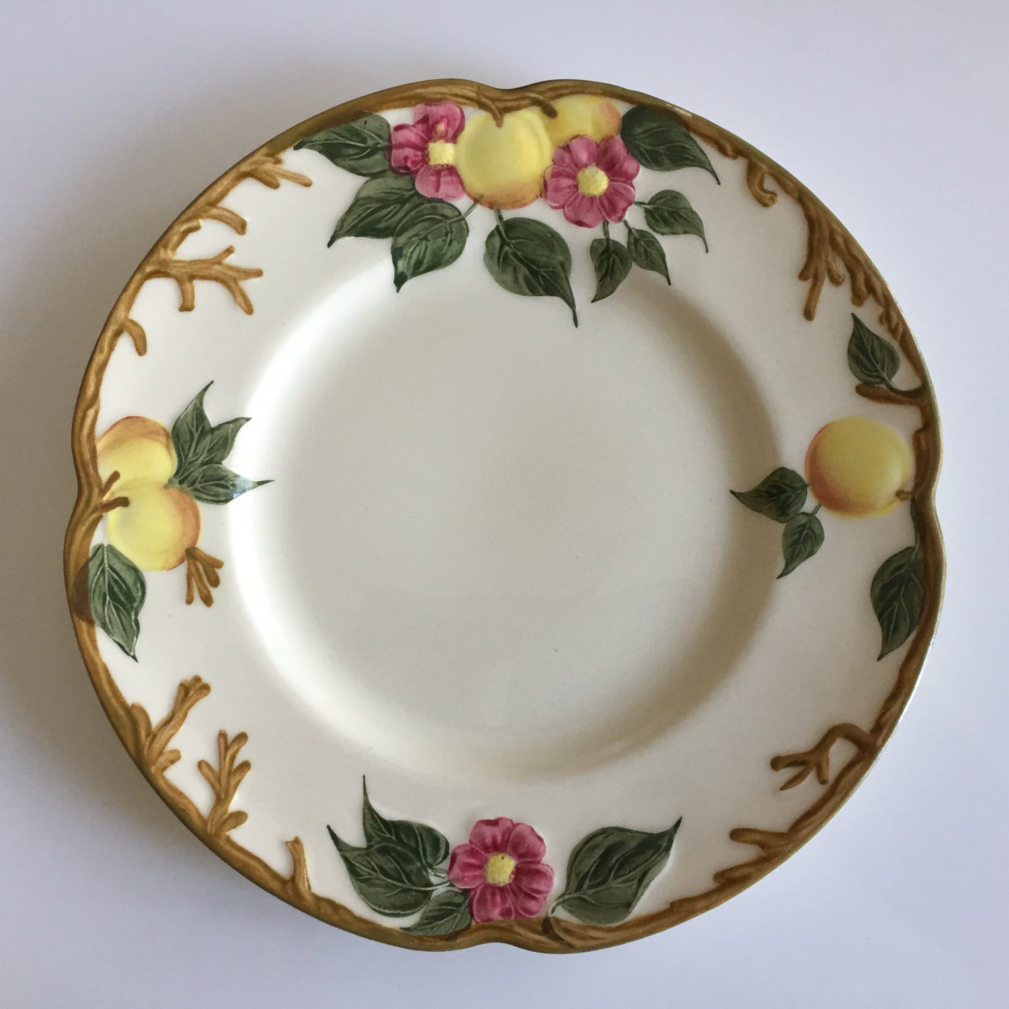 Johnson Brothers Peach Blossom Pattern Mid-century Vintage Plate or Teacup