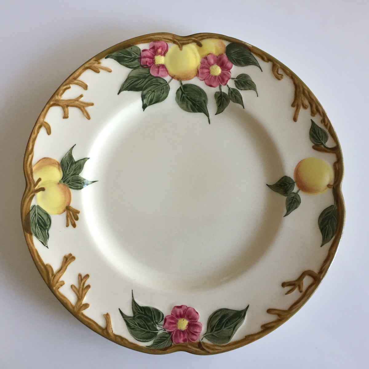 Johnson Brothers Peach Blossom Pattern Mid-century Vintage Plate or Teacup