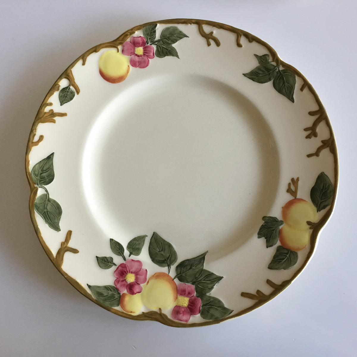 Johnson Brothers Peach Blossom Pattern Mid-century Vintage Plate or Teacup