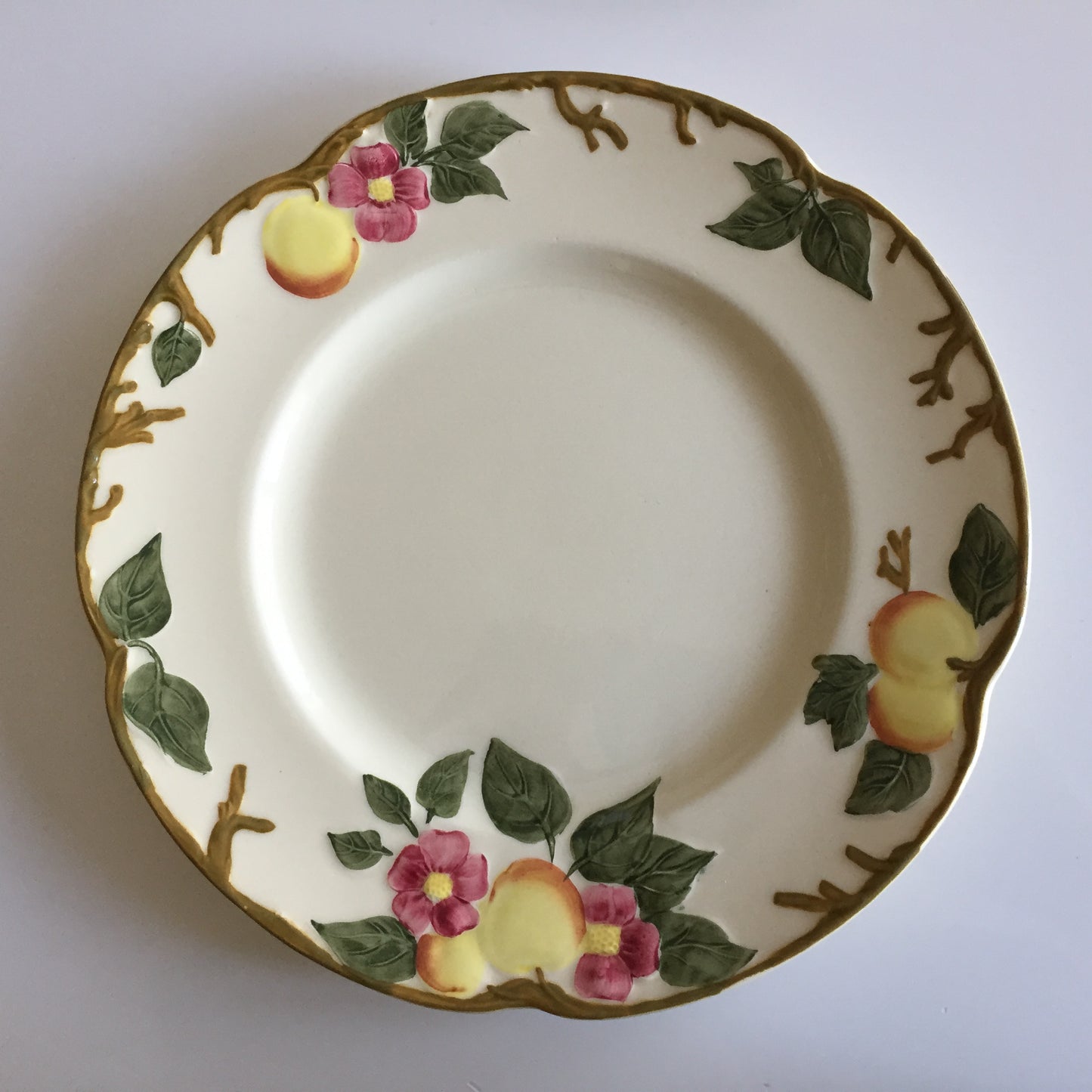 Johnson Brothers Peach Blossom Pattern Mid-century Vintage Plate or Teacup