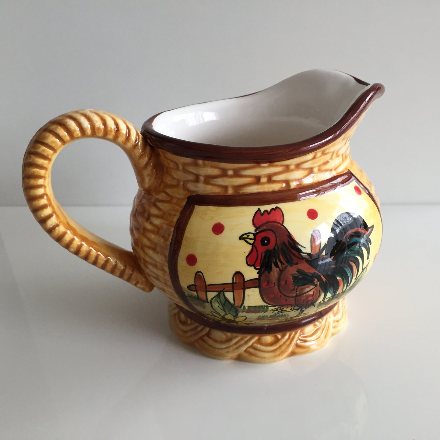 Country Kitchen Hand Painted Ceramics | Rooster | Farmyard Design