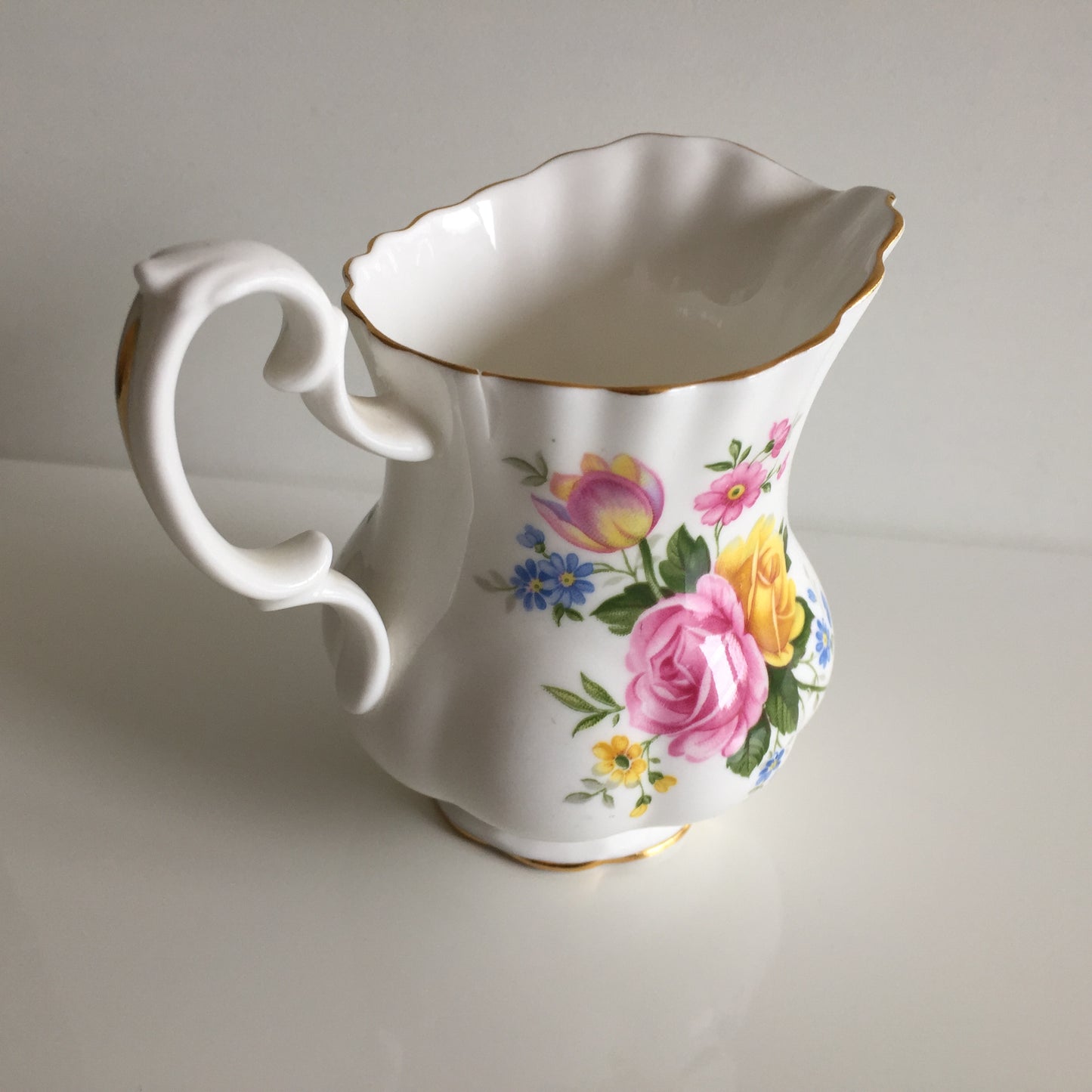 Royal Albert Bone China Moss Rose Small Creamer | Montrose Shape