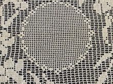 Load image into Gallery viewer, Mary Card Designed &quot;LACEY LILY Round Mat&quot; Collectible Filet Crochet Lace Doily Crochet Book No 7 (1928)