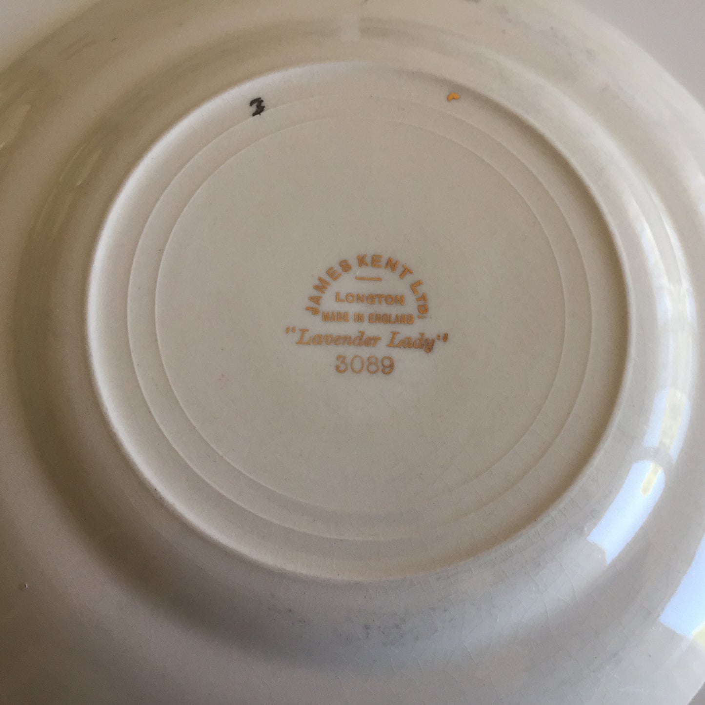 Set of 5 Vintage James Kent Lavender Lady Dessert or Side Plates