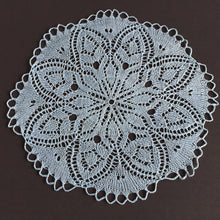 Load image into Gallery viewer, Vintage Hand-Knitted Cotton Lace  Table Centre Doily