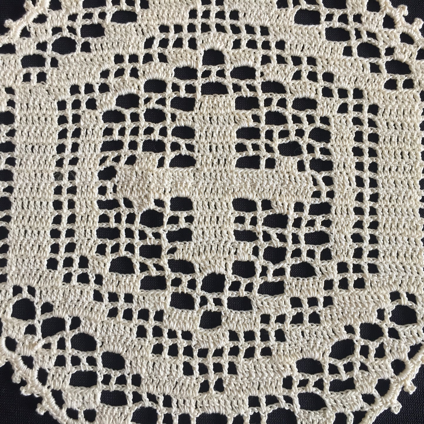 ARABESQUE D'Oyley Mary Card Designed Crochet Lace Doily (USA Chart No 10) Extremely Rare Collectible