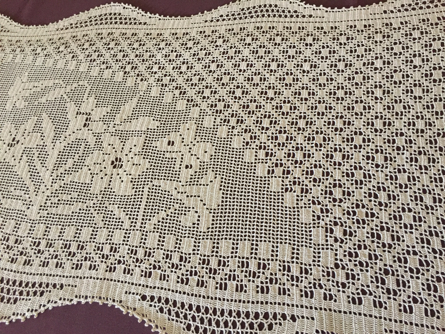 Mary Card "Duchess Set in LILY Design Chart 84 (1930s)" Rare Collectible Art Deco Handmade Crochet Lace