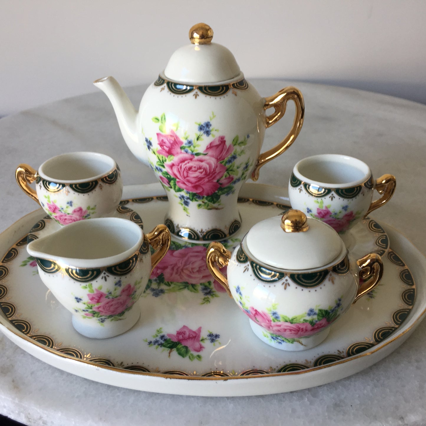 Unity Gifts Dollhouse Miniature Tea Set Collection