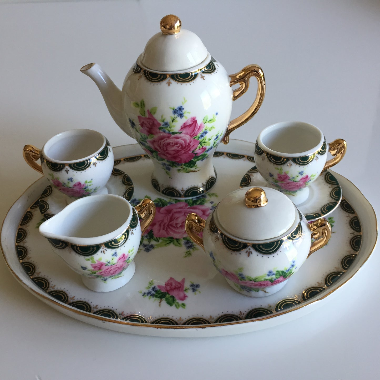 Unity Gifts Dollhouse Miniature Tea Set Collection
