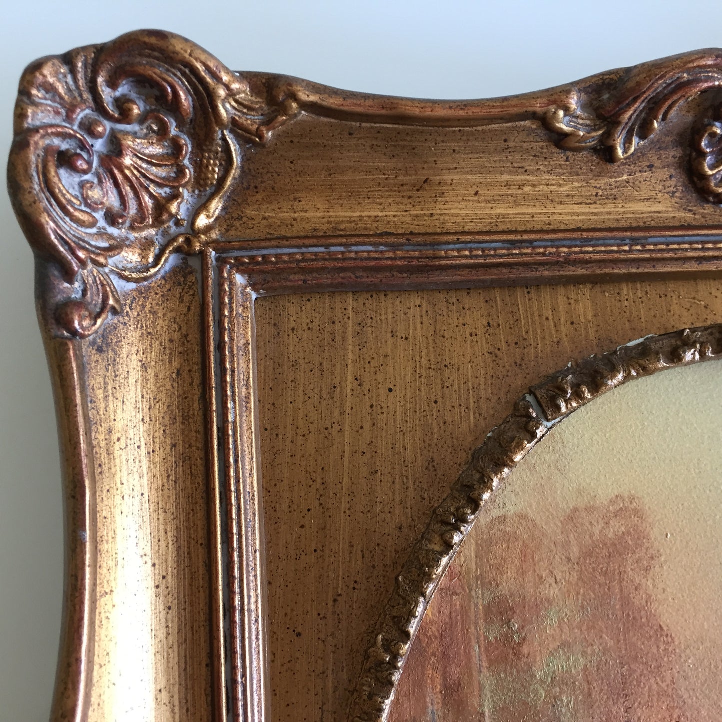 1980s Oil Painting | Peter Gasson: OF ONE MIND Original in Ornate Picture Frame