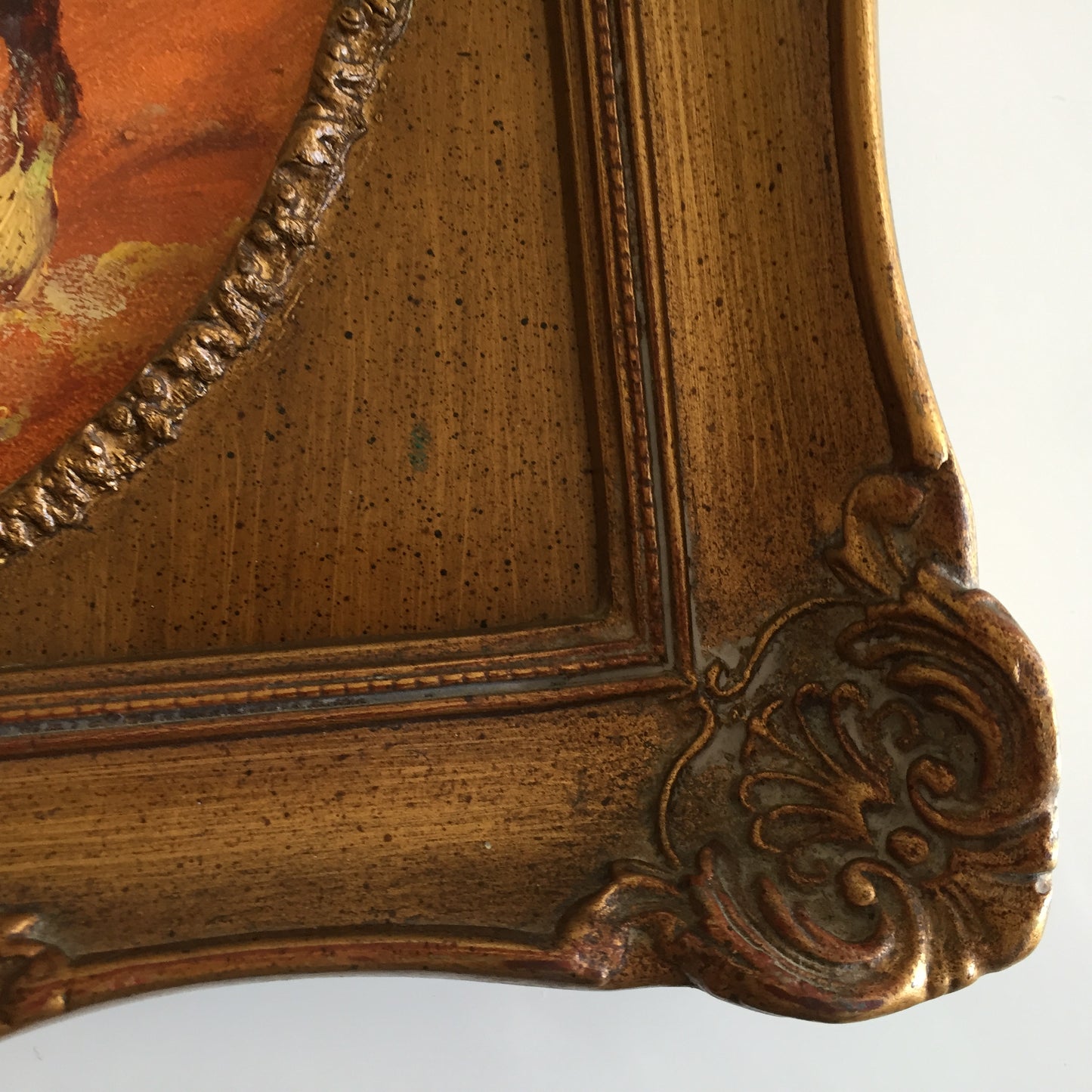 1980s Oil Painting | Peter Gasson: OF ONE MIND Original in Ornate Picture Frame