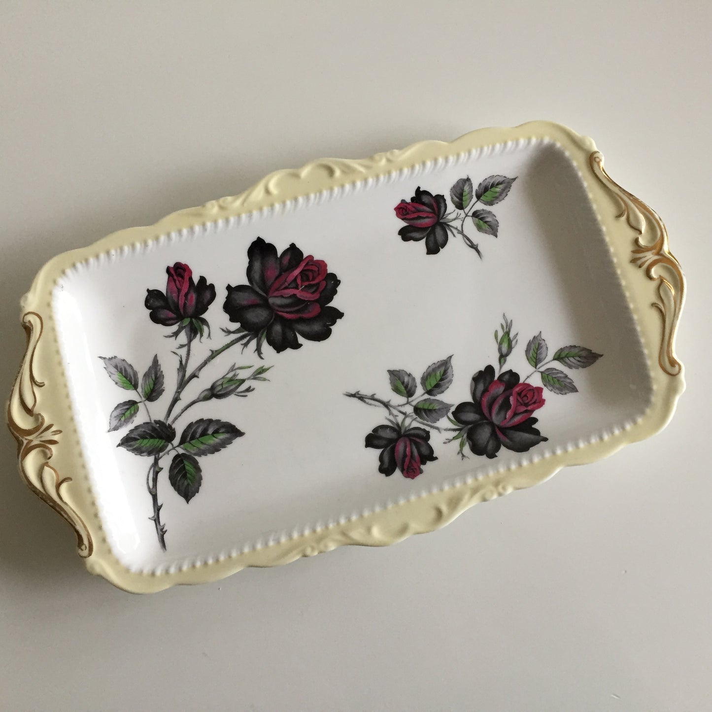 Royal Albert Masquerade Vintage Bone China Sandwich Platter