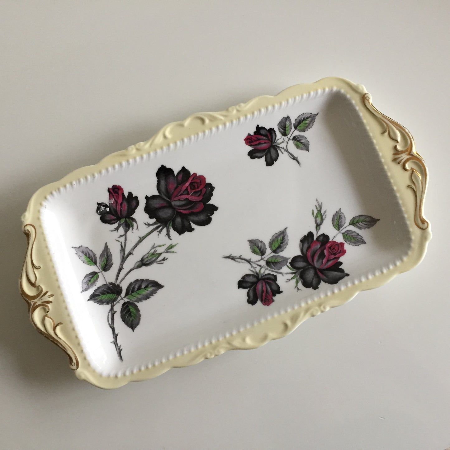 Royal Albert Masquerade Vintage Bone China Sandwich Platter