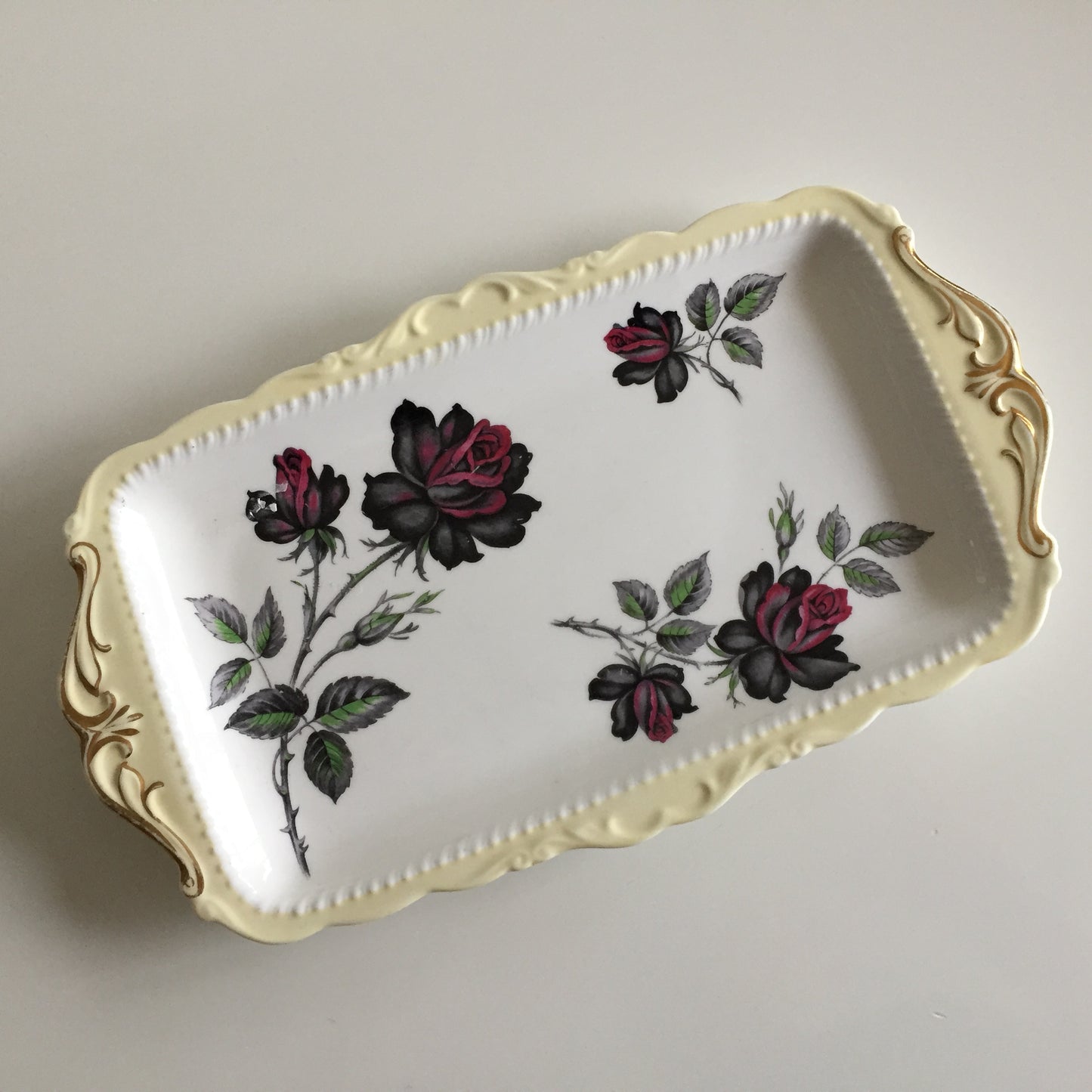 Royal Albert Masquerade Vintage Bone China Sandwich Platter
