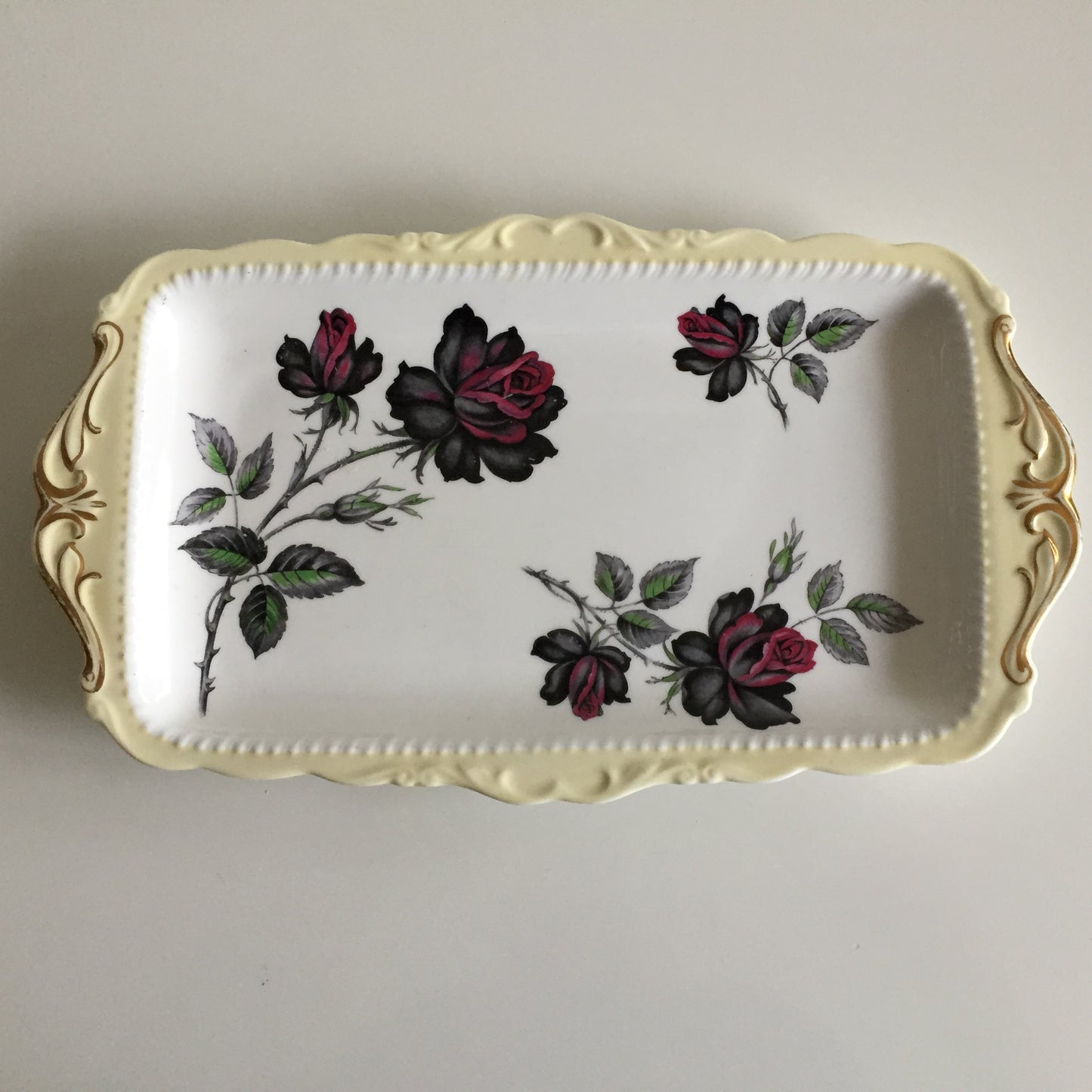 Royal Albert Masquerade Vintage Bone China Sandwich Platter