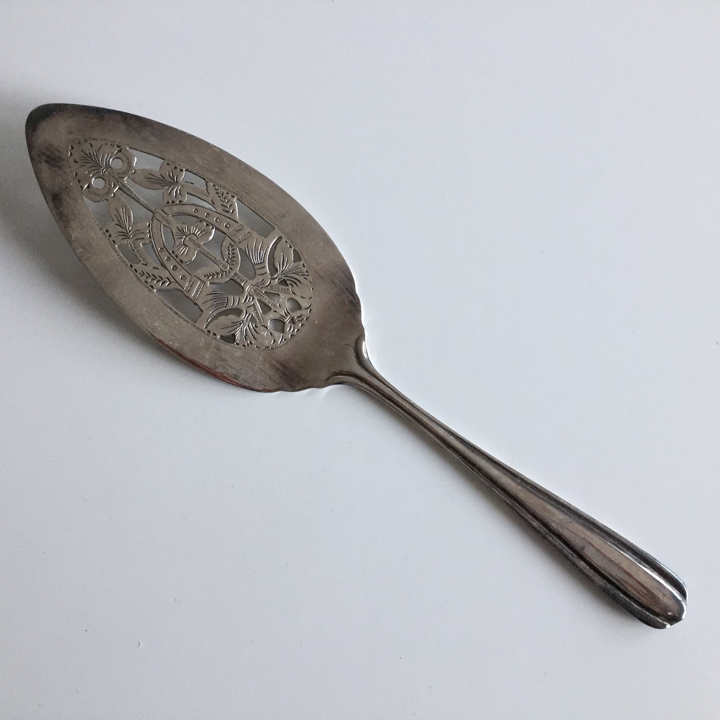 Vintage RODD Floral Silver Plated Cake Lifter | Pastry Server