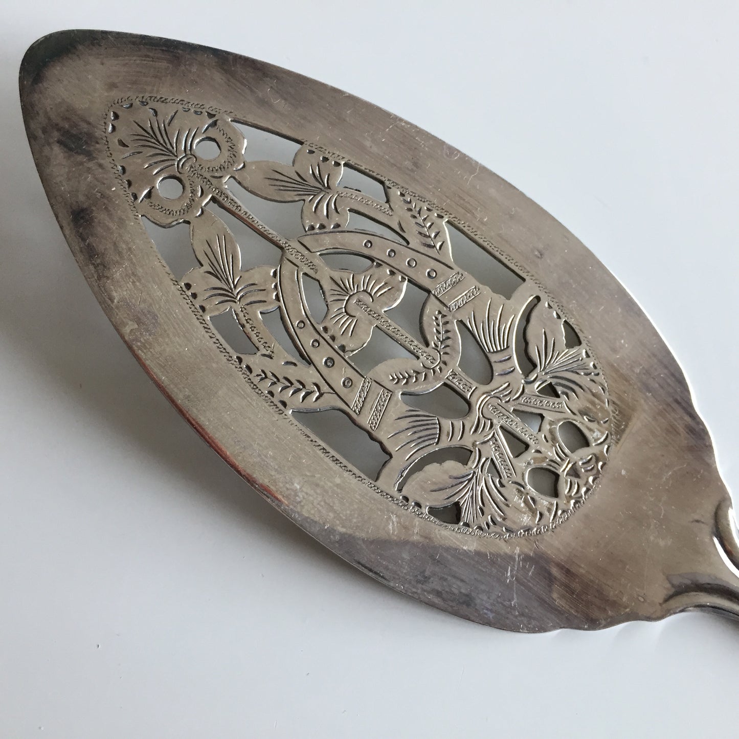 Vintage RODD Floral Silver Plated Cake Lifter | Pastry Server