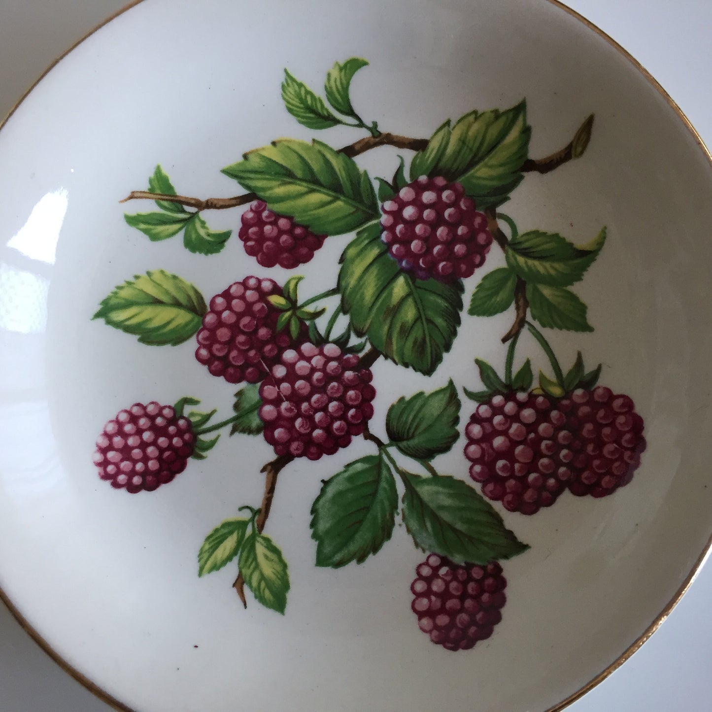 Swinnertons Staffordshire Blackberry Vintage Porcelain Pin Dish