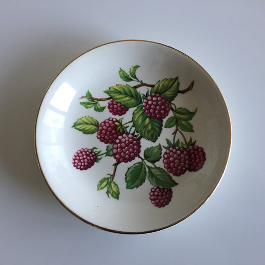 Swinnertons Staffordshire Blackberry Vintage Porcelain Pin Dish
