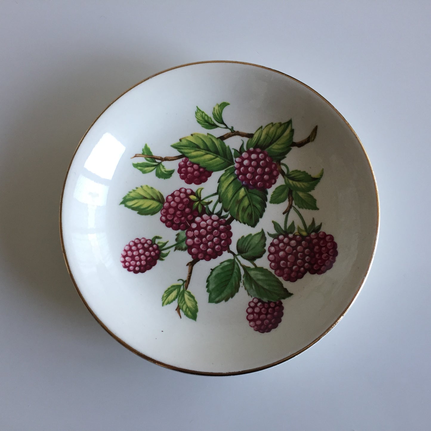 Swinnertons Staffordshire Blackberry Vintage Porcelain Pin Dish