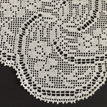 Load image into Gallery viewer, Mary Card Designed &quot;TEA TREE d&#39;oyley&quot; Collectible Filet Crochet Lace Doily English Chart No 87 (1939)